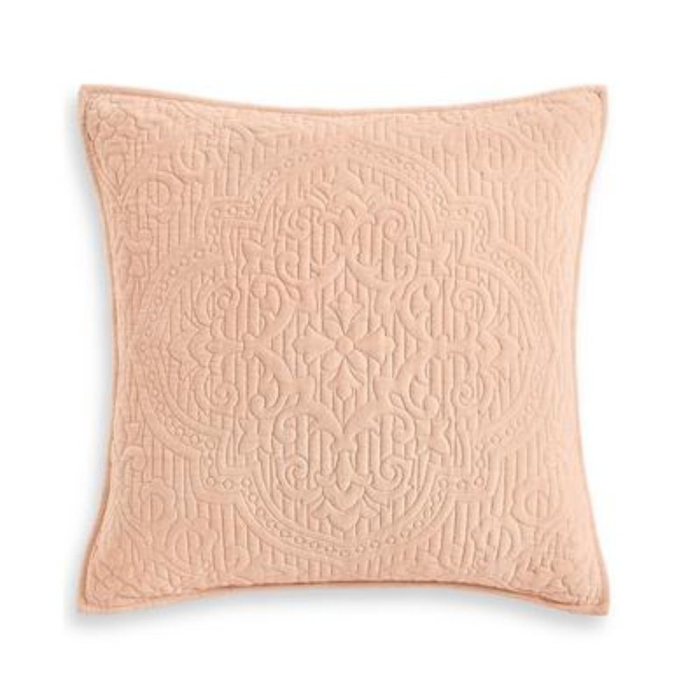 Hotel Collection Classic Roseblush Quilted Euro Sham
